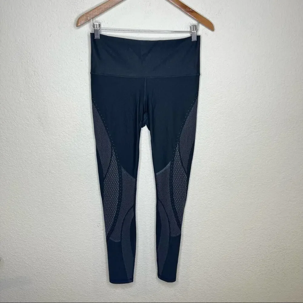 Lululemon Mapped Out High Rise Tight‎ Black Glacier Size 4